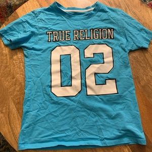 Baby blue , Large boys True Religion Shirt